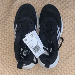 Adidas Kids Black and White Sneakers